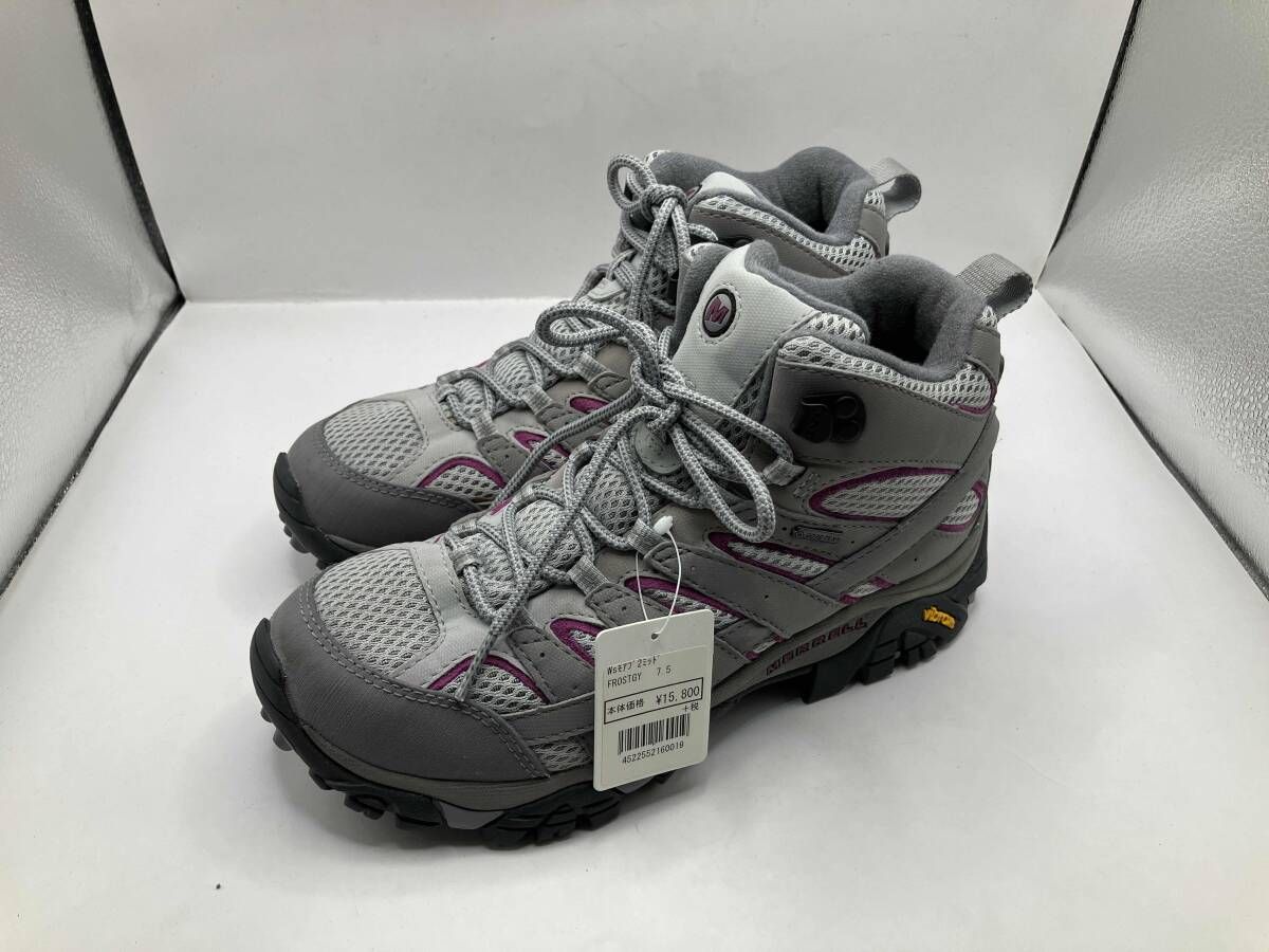 MERRELL メレル J 06068 Moab 2 Mid GORE TEXR US 7 グレー トレッキングブ ツ サイズ24 5 cm