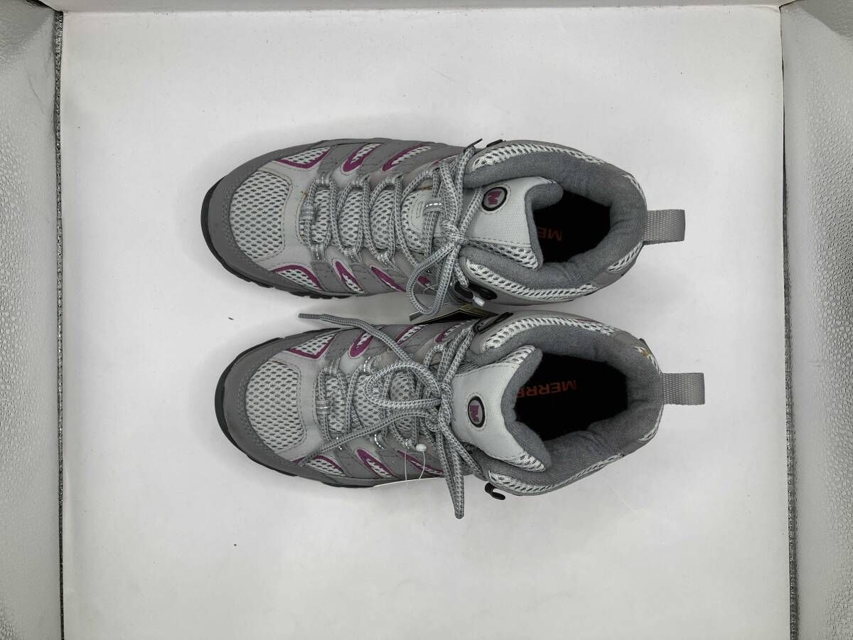 MERRELL メレル J 06068 Moab 2 Mid GORE-TEXR US 7 グレー トレッキングブ-ツ サイズ24.5 cm