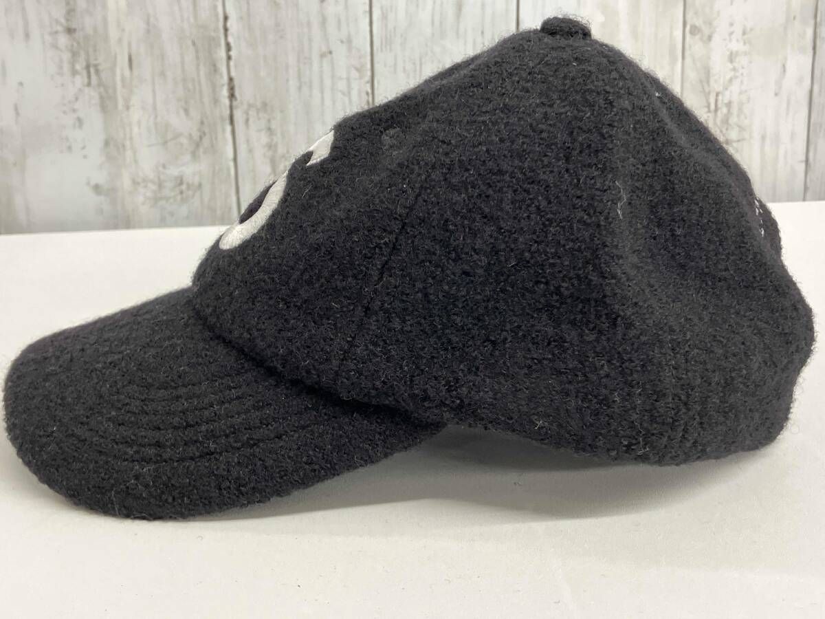 Supreme Boiled Wool S Logo 6-Panel シュプリーム キャップ Sロゴ ブラックウール