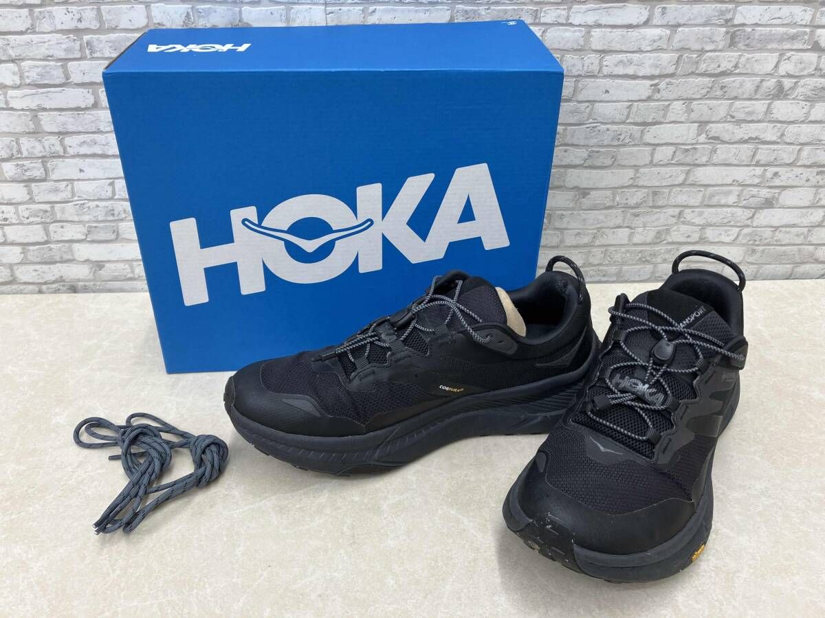 HOKA ホカ TRANSPORT GTX 1133957 スニーカー 撥水 26.5cm ブラック