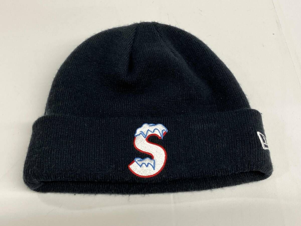 Supreme ERA S LOGO BEANIE シュプリーム ニューエラ ニットキャップ ネイビー