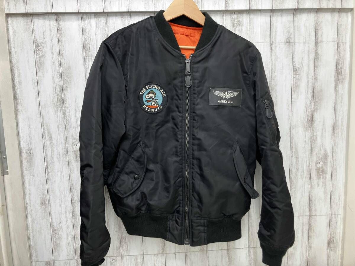 AVIREX その他フライトジャケット 783-4252052 スヌーピー ブラック