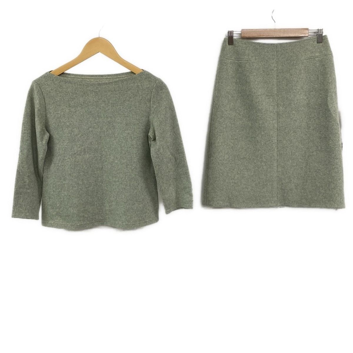 LANVIN ランバン スカートセットアップ レディース ライトグリーン ニット La Collection