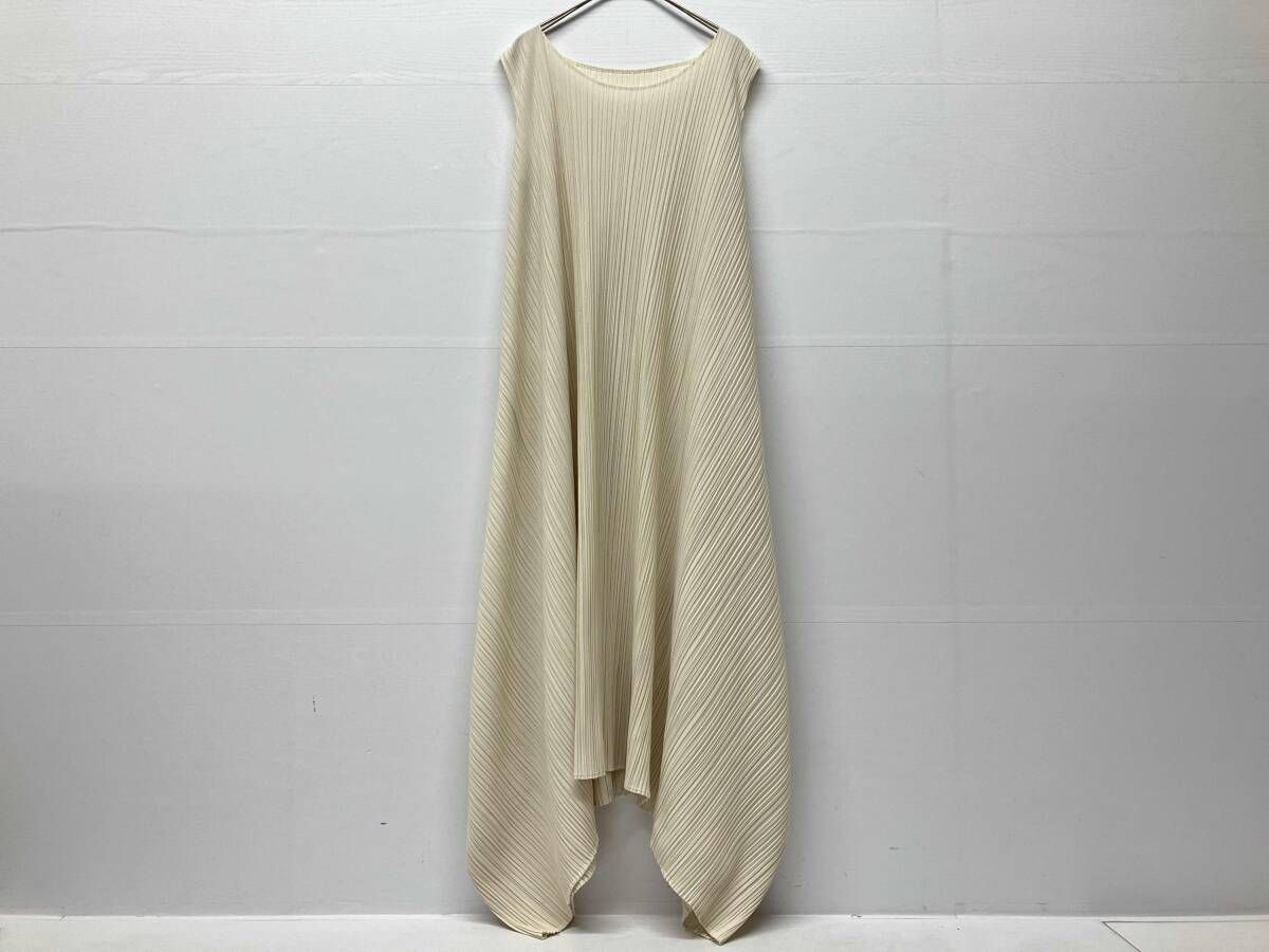 pleats please プリーツプリーズ PP 91 JH 552 ワンピース アイボリー IV イッセイミヤケ サイズ 3 通年