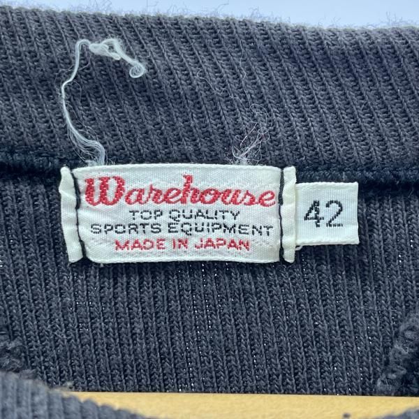 中古】WAREHOUSE Lot 401 TYNDALL 両V セットイン スウェット サイズ42 