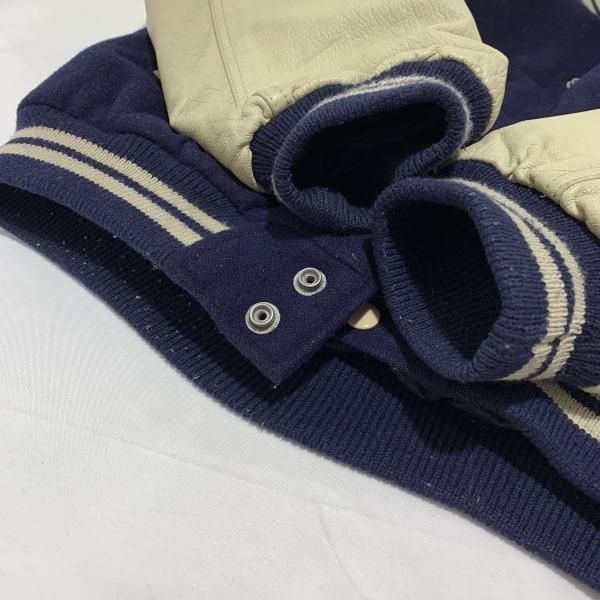 中古】BOSS サントリーボスジャン スタジャン ネイビー×ベージュ[19 