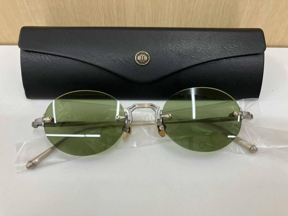 MATSUDA マツダ EYEWEAR M 5002 アイウェア 3ピース リムレス グリーン系