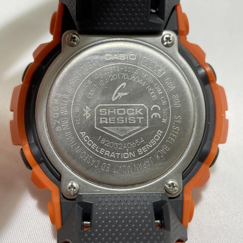  G SHOCK GBA 800 LU 1 AJF オレンジ 箱なし 19 腕時計(デジタル) 時計
