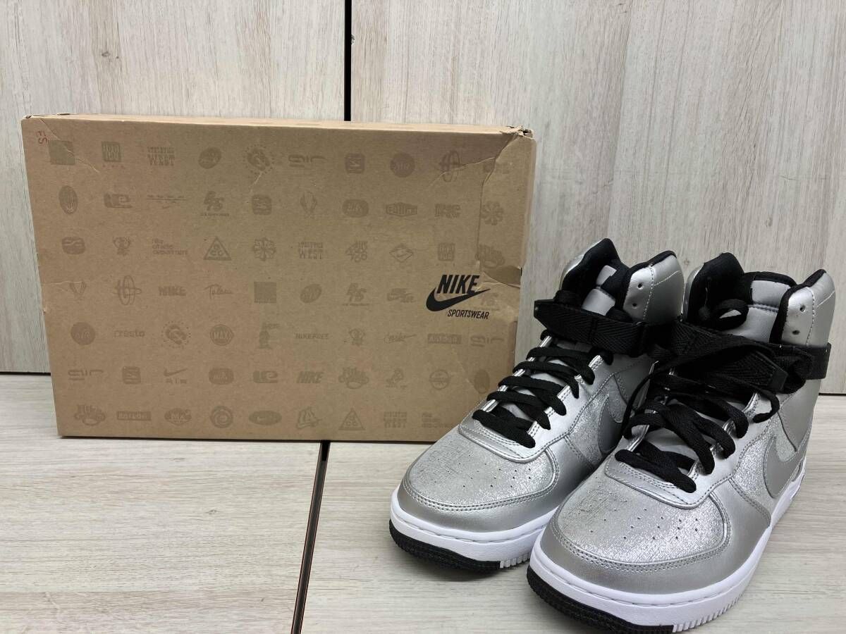 NIKE WMNS AIR FEATHER HI PRM 24.5 cm 395751-003 スニーカー