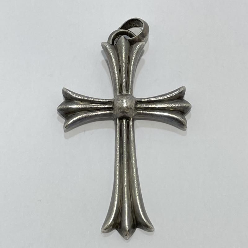 中古】CHROME HEARTS ラージクロスペンダントトップ/ギャラ付属 クロム