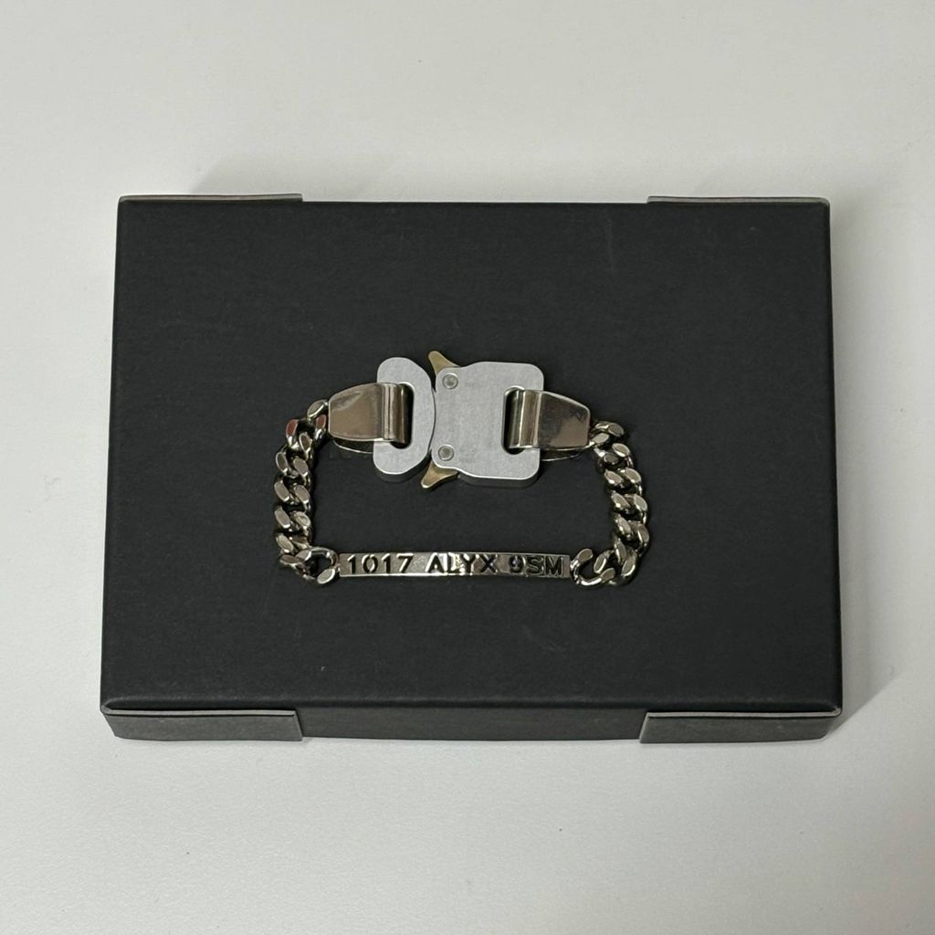 1017 ALYX 9 SM アリクス Buckle Bracelet ブレスレット シルバー size L 中目黒A 11