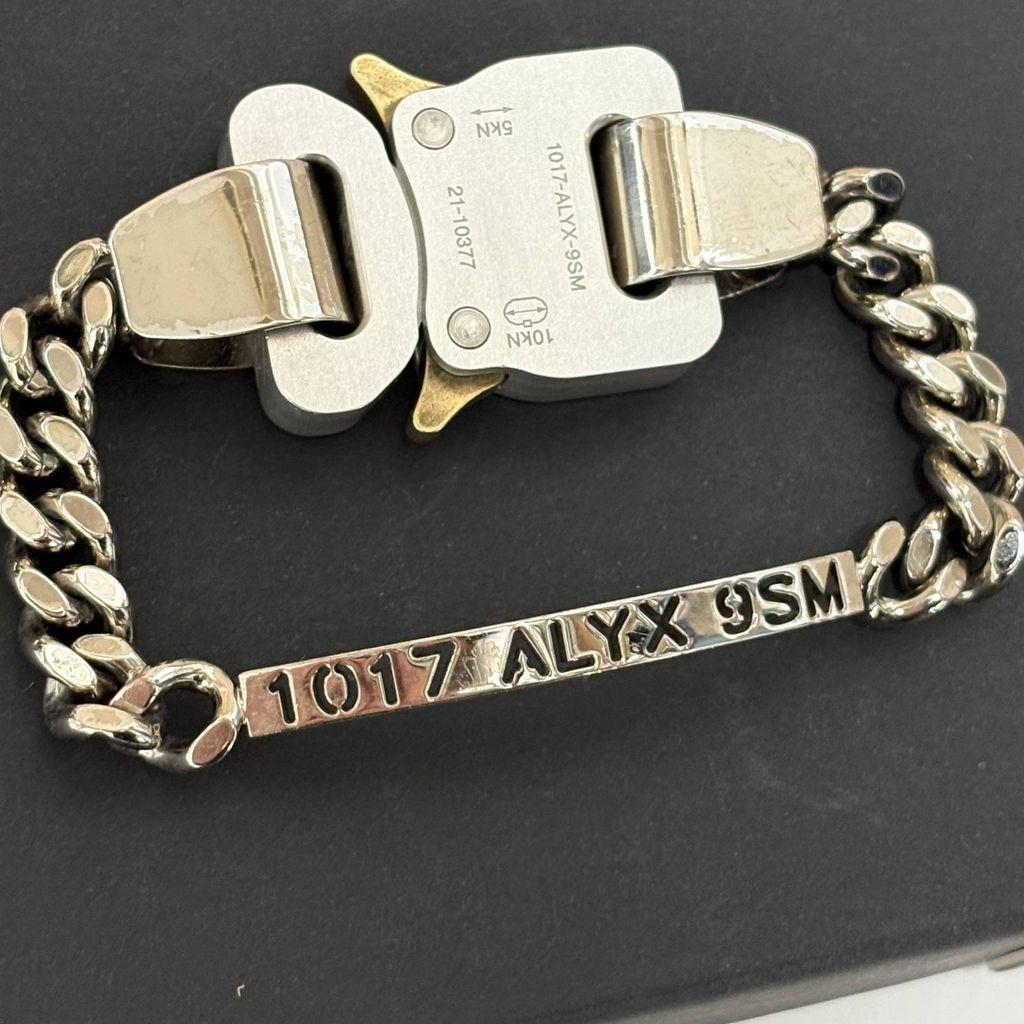 1017 ALYX 9 SM アリクス Buckle Bracelet ブレスレット シルバー size L 中目黒A 11