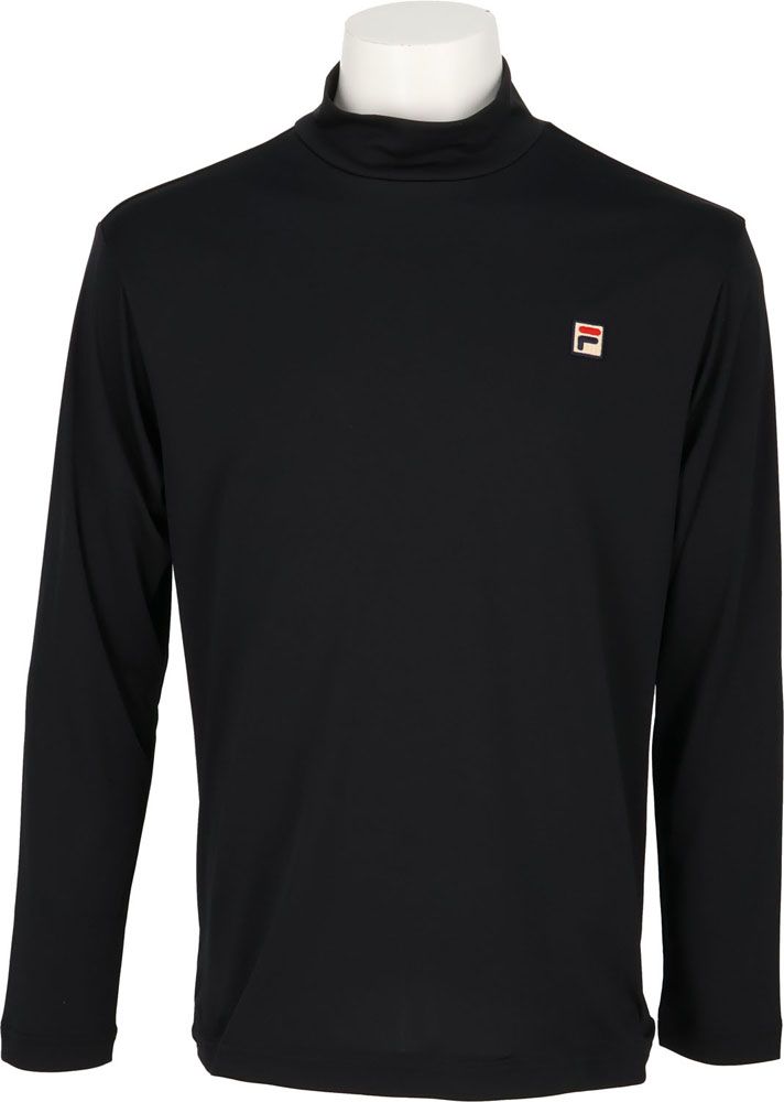フィラ FILA テニスウェア レディース -FILA （ダークブルー） &frasl; テニスロングスリーブシャツ 長袖 グレー XLサイズVM5632 ロングスリーブシャツ ハイネック メンズ ロングスリーブ ロングスリーブグラフィックT
