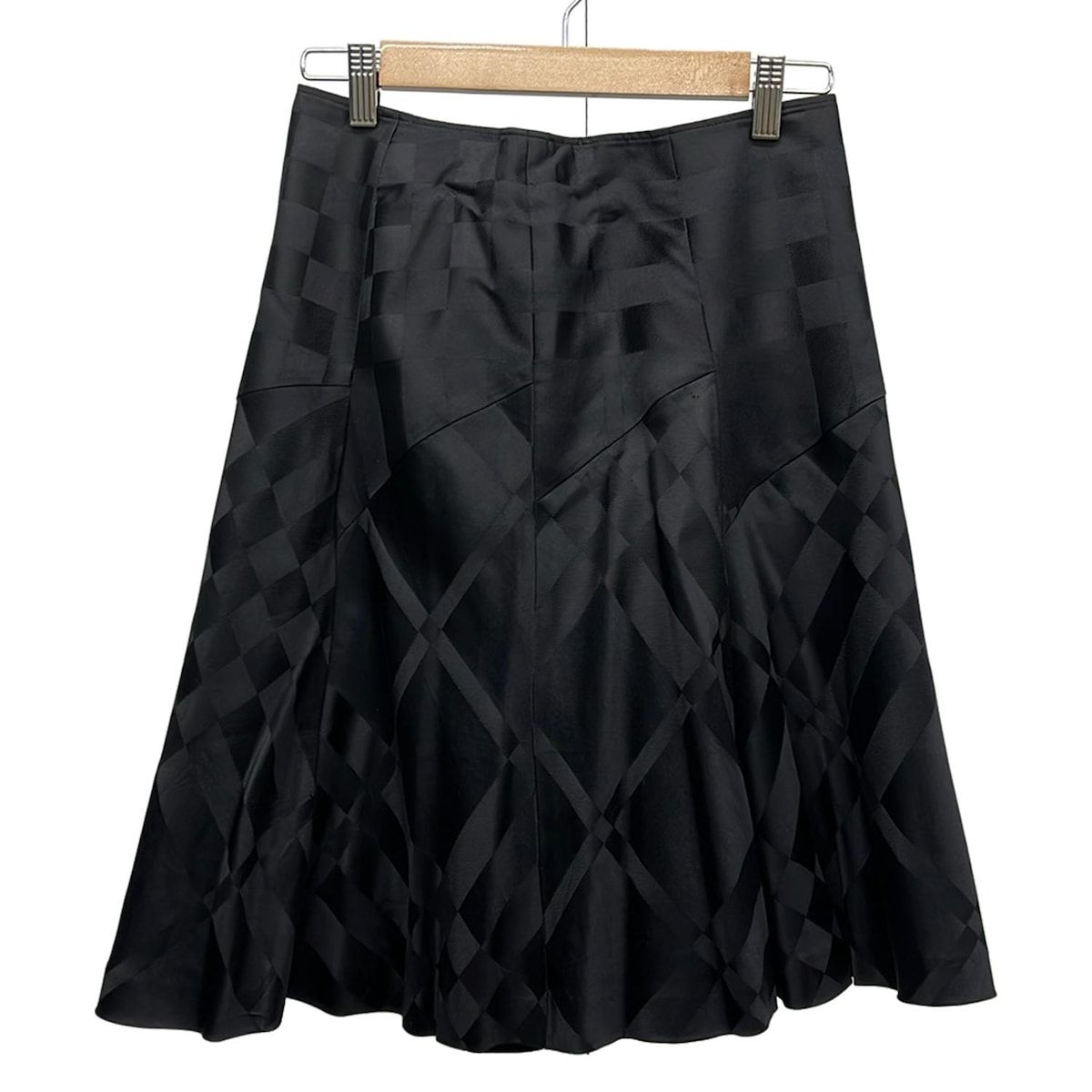 Burberry LONDON バーバリーロンドン スカート サイズ36 M レディース - ダークネイビー ひざ丈 チェック柄