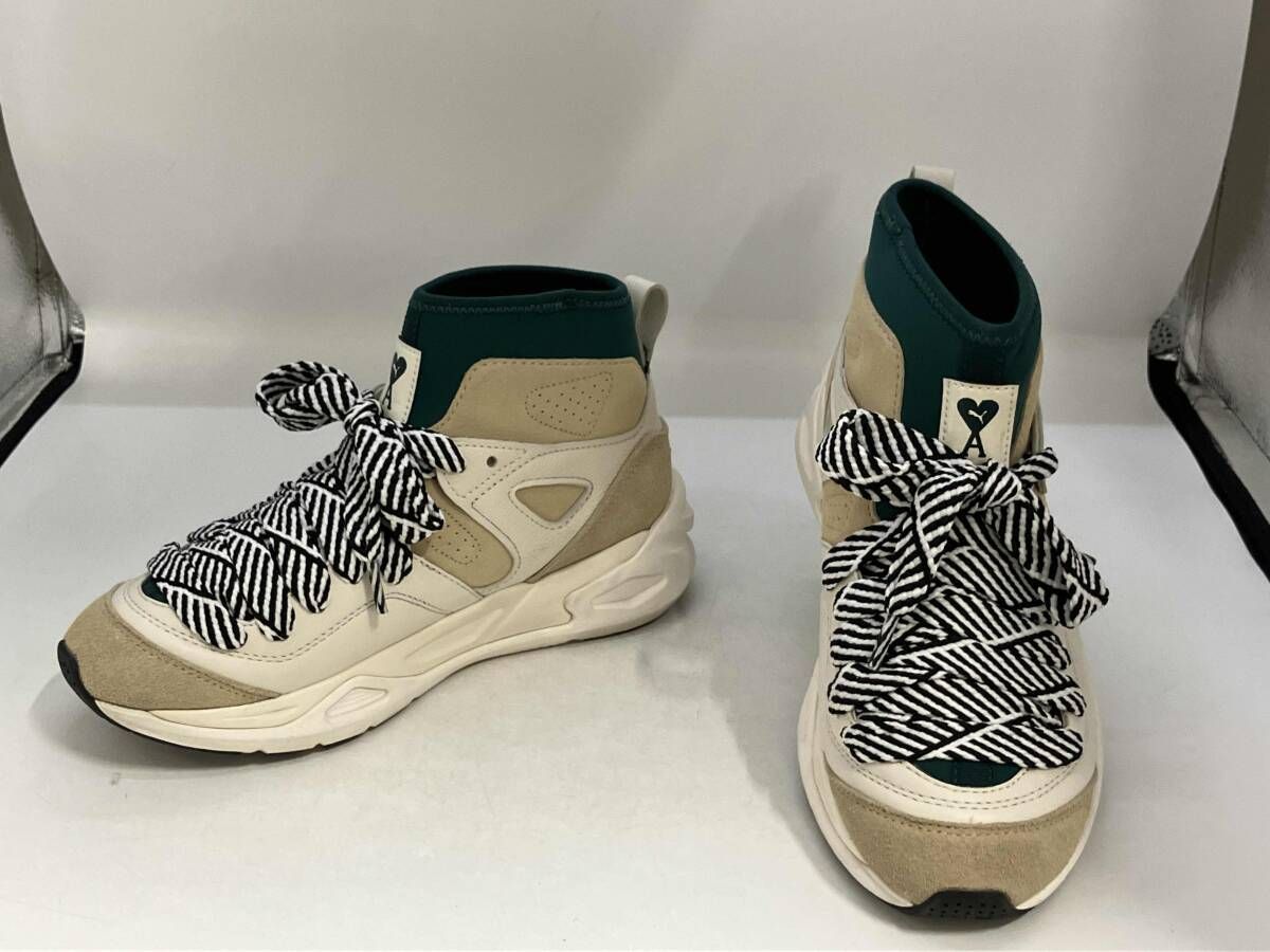 PUMA プーマ AMI PARIS TRC 388619 01 スニーカー 24 5 cm ベージュ系