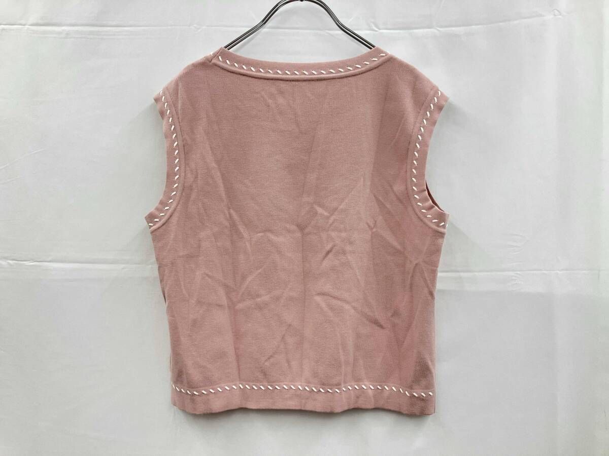 FOXEY ファクシー LEONIE TOPS 44701 ノースリーブカットソー サイズ40 モーブピンク 通年