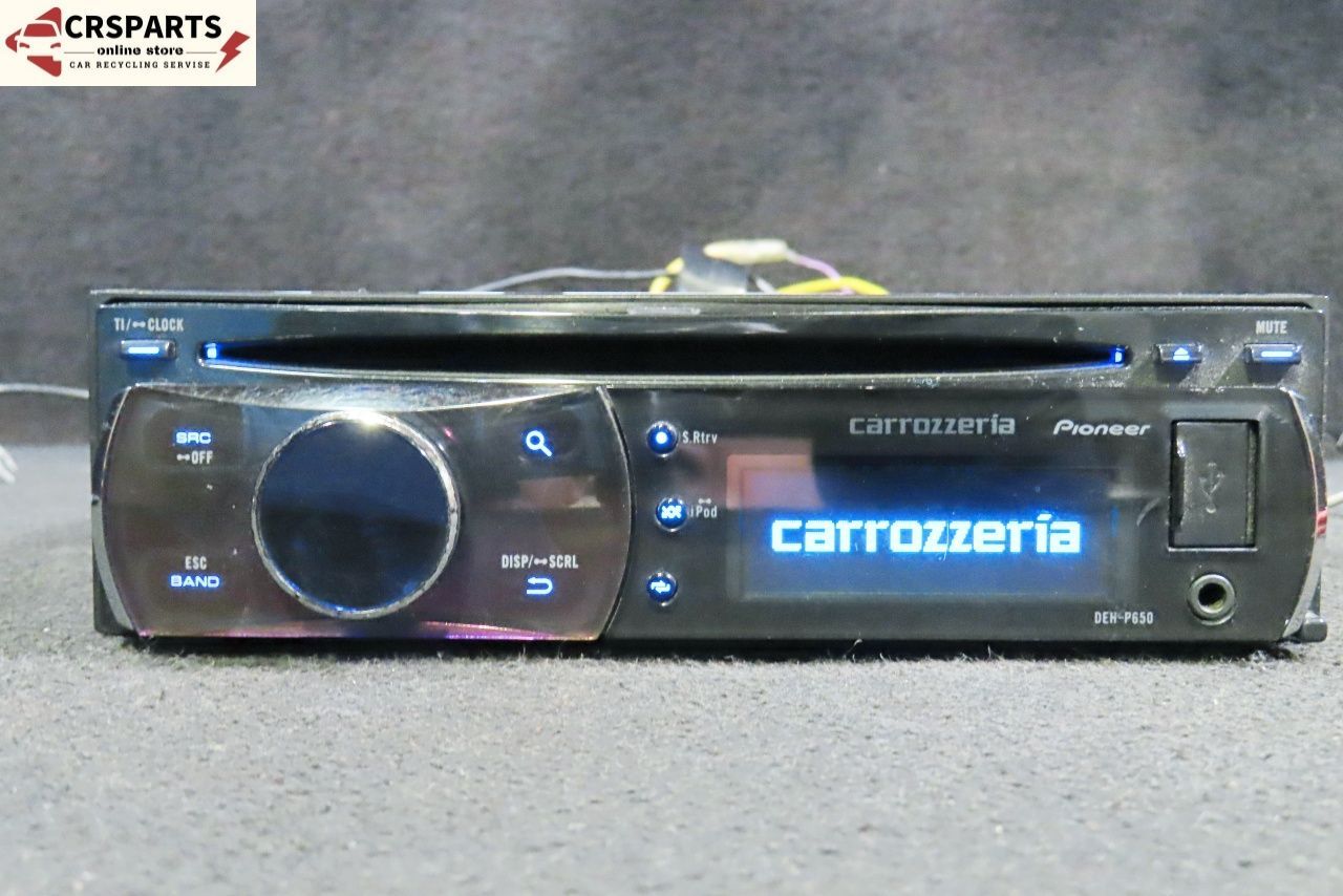 カロッツェリア [DEH-P650] 1DIN オーディオ CD デッキ USB AUX ◇取外
