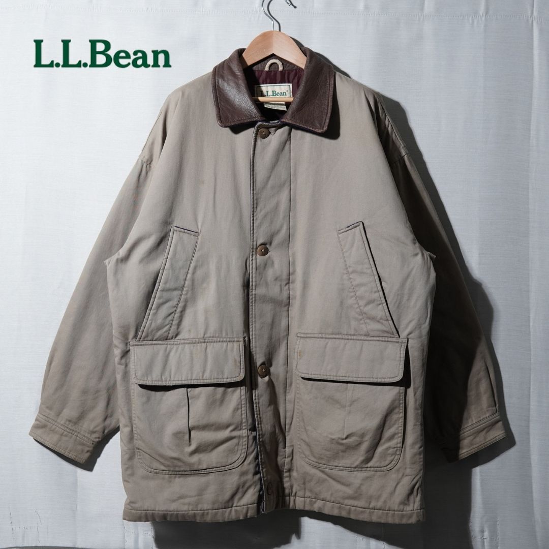 L.L.Bean エルエルビーン ハンティングジャケット L 80s 90s ベージュ