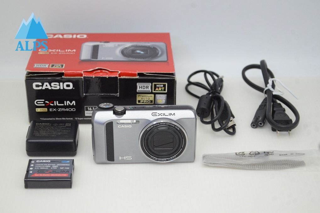 美品 CASIO カシオ HIGH SPEED EXILIM EX-ZR400 コンパクトデジタル