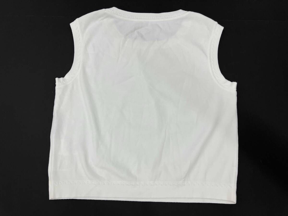 FOXEY フォクシー LEONIE TOPS 44701 ノースリーブカットソー サイズ40 ホワイト 通年