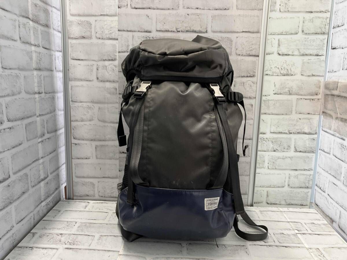 PORTER/STORM/SAC'S BAR/ストームリュック/ダークグレー/ネイビー