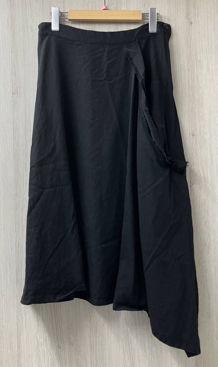 Y'S ワイズ ヨウジヤマモト YC-S08-100 ウール デザイン スカート