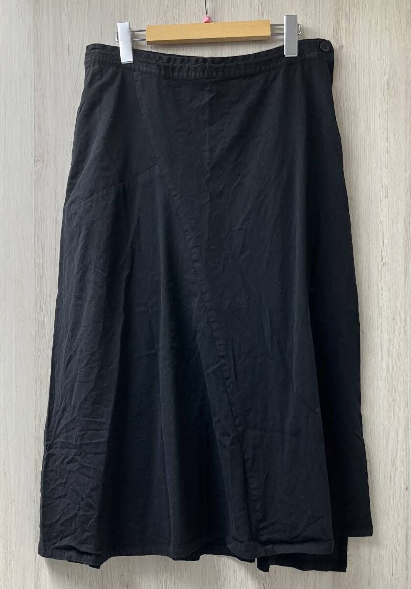 Y S ワイズ ヨウジヤマモト YX-S 11-108 デザイン スカート サイズ2 ブラック