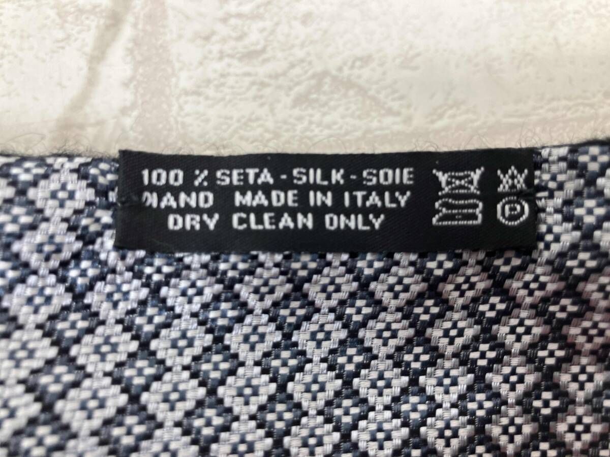 BRIONI ブリオーニ マフラー ストール レディース メンズ 幾何学模様