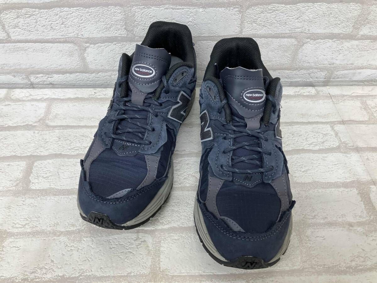 balance ニュー ンス スニーカー ネイビー ローカット レディース 24 cm