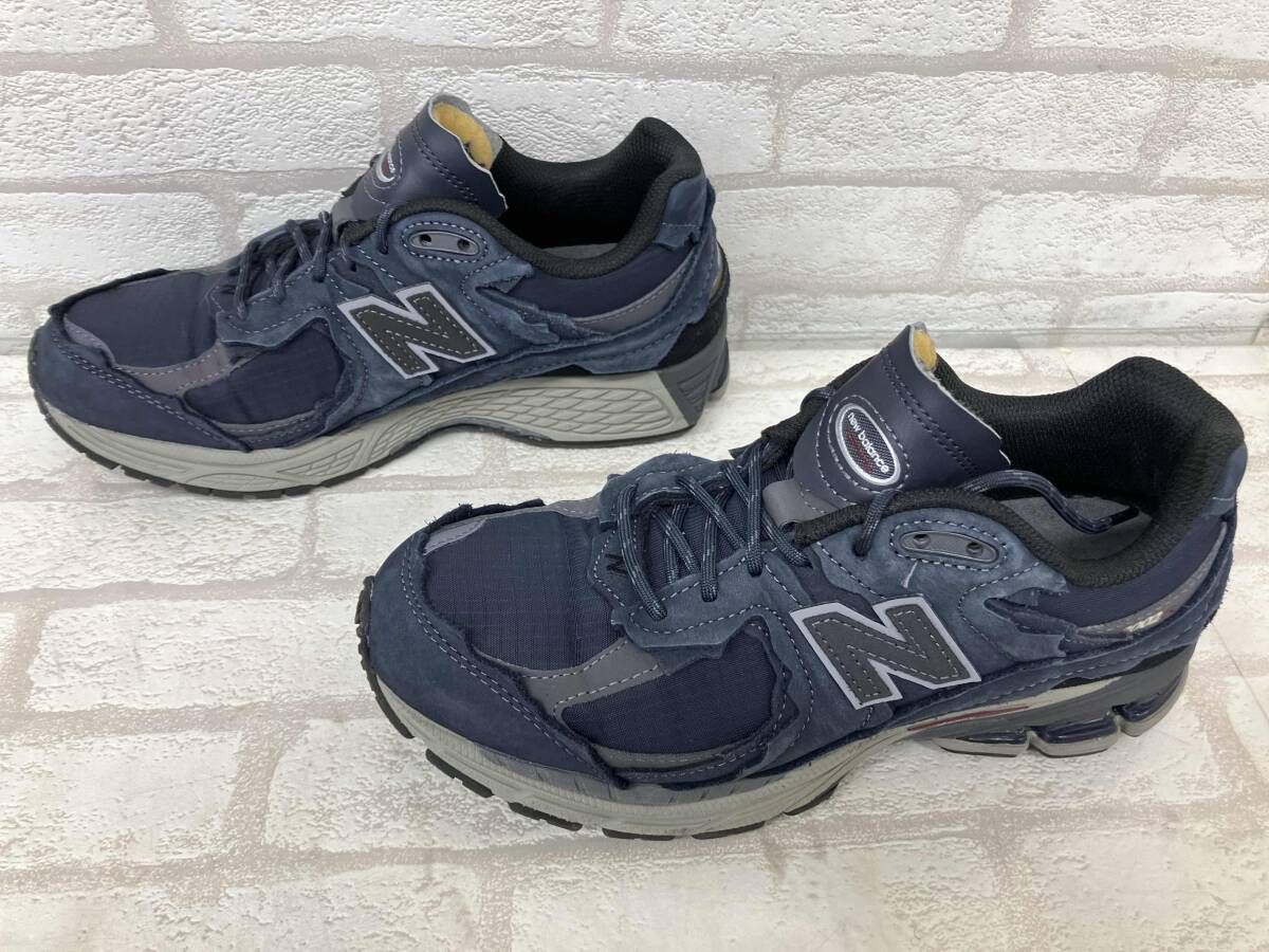 balance ニュー ンス スニーカー ネイビー ローカット レディース 24 cm