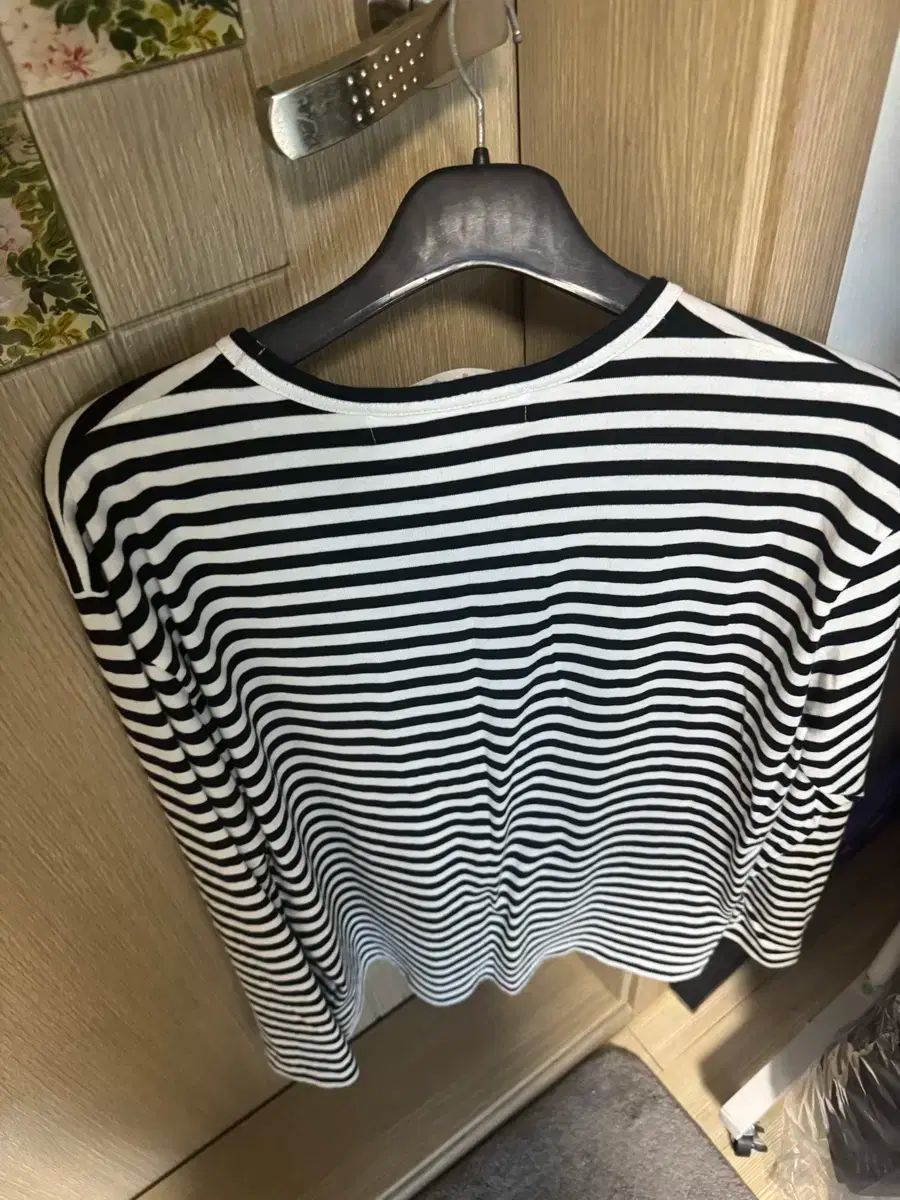 コム デ ギャルソン ストライプ 長袖 Tシャツ XL