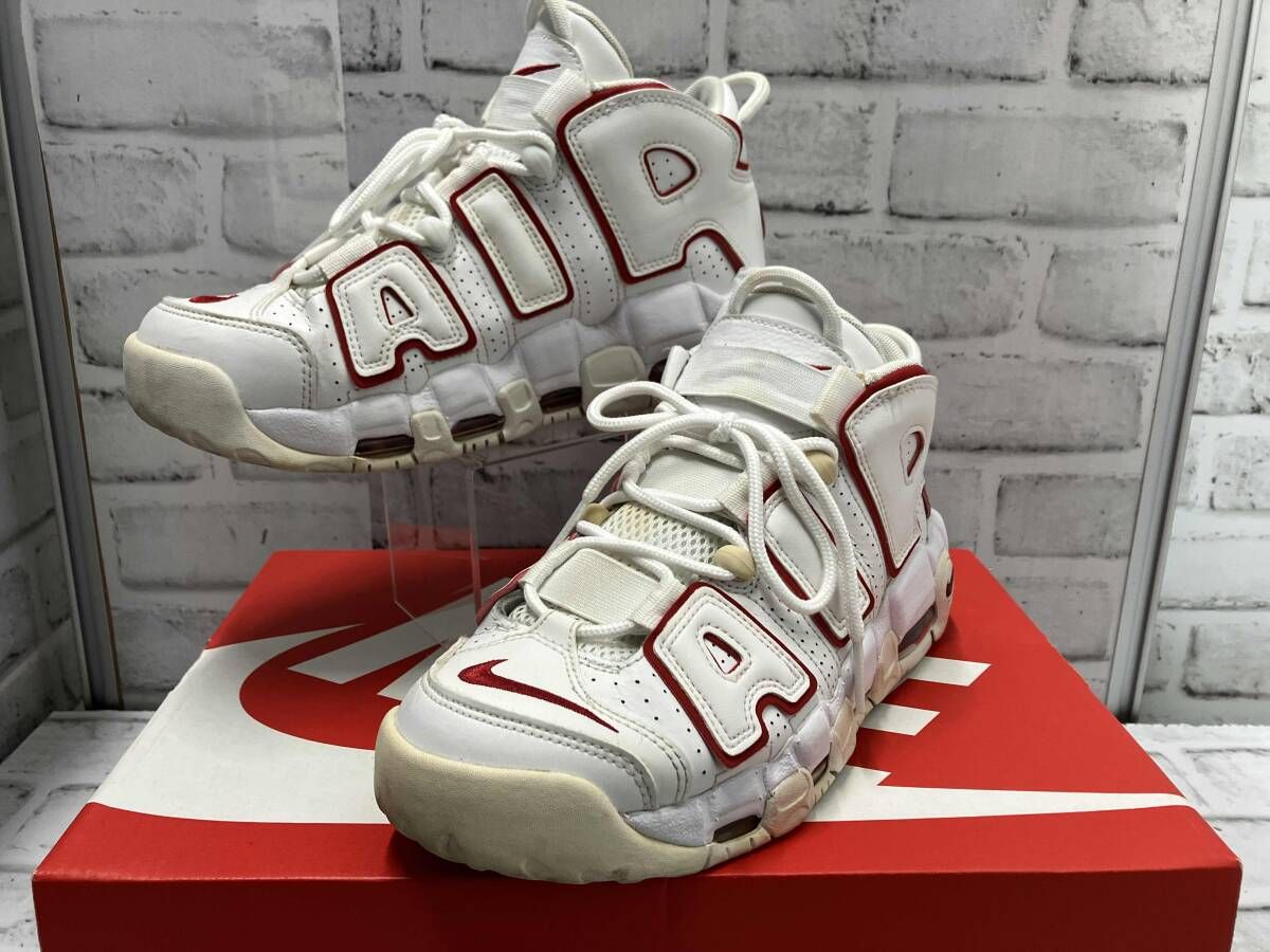 NIKE ナイキ 921948-102 AIR MORE UPTEMPO 96 サイズ24.0 レッド ホワイト き