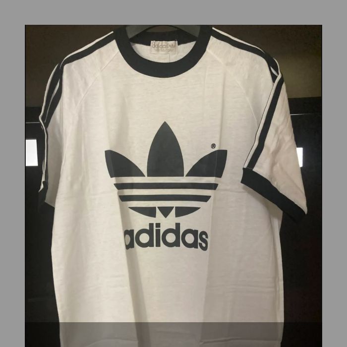 人気，送料無料 【12月26日朝までクリスマスフェア】adidas 90s トレフォイル プリント Tシャツ oasis M-L  oasis ヴィンテージTシャツ デッドストック Tシャツ
