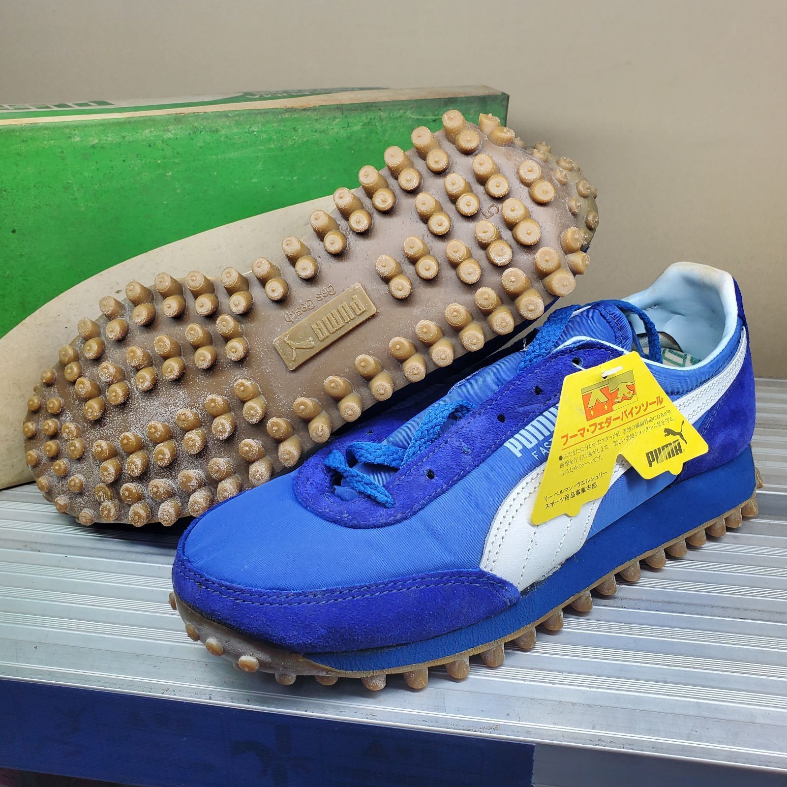 ラスト1足！】【80sデッドストック】80s PUMA FAST RIDER 24cm 箱付き