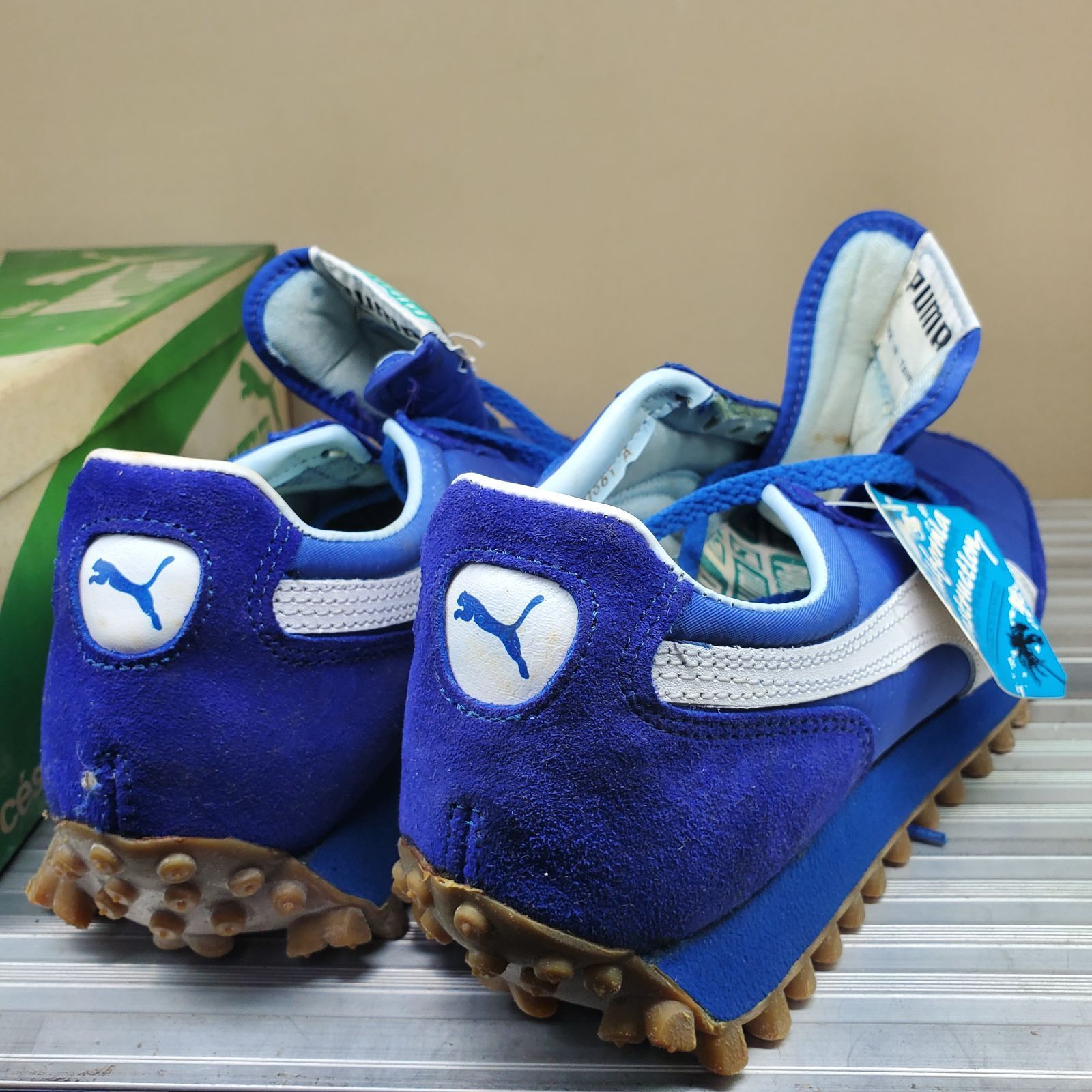 ラスト1足！】【80sデッドストック】80s PUMA FAST RIDER 24cm 箱付き