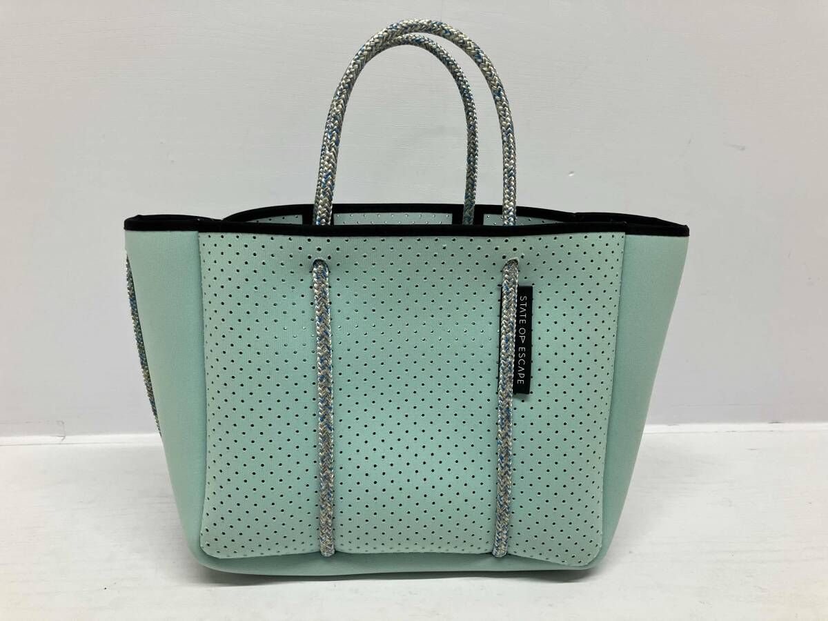 STATE OF ESCAPE ステートオブエスケープ トートバッグ プティエスケープ ミスティックブルー ポーチ付き 通年