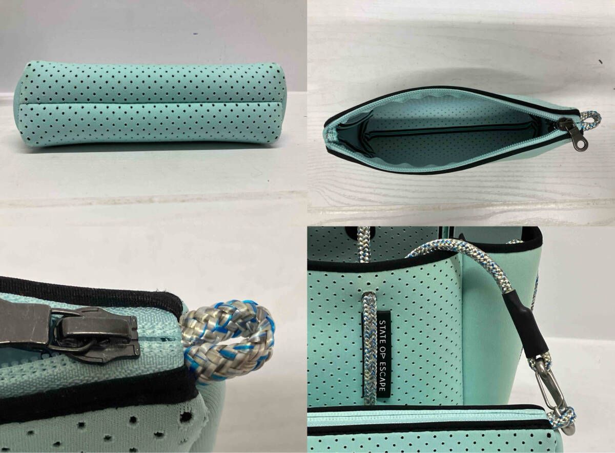  STATE OF ESCAPE ステートオブエスケープ トートバッグ プティエスケープ ミスティックブルー ポーチ付き 通年 トートバッグ バッグ