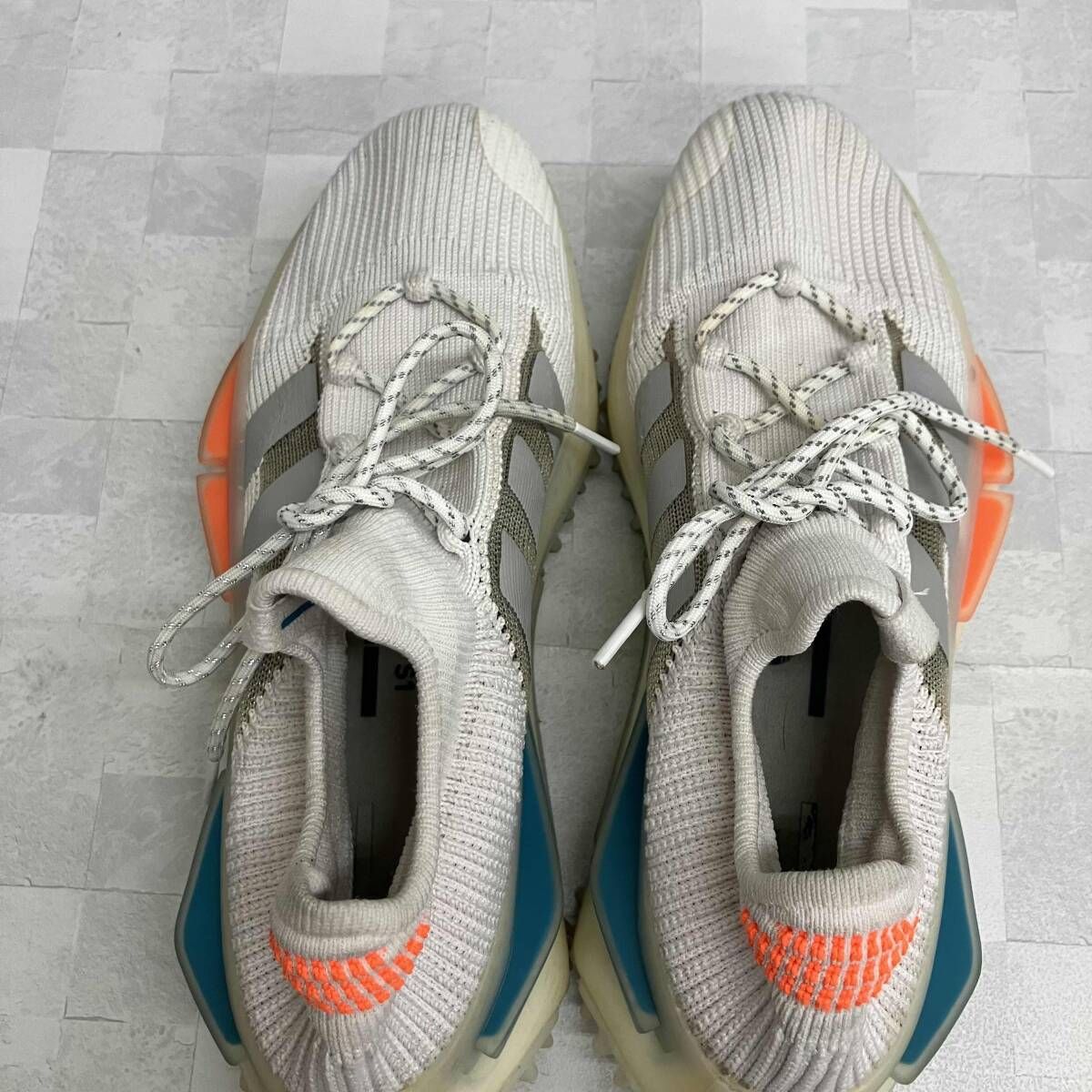 adidas アディダスFZ5707 NMD S1 スニーカー 26cm ホワイト グレー 