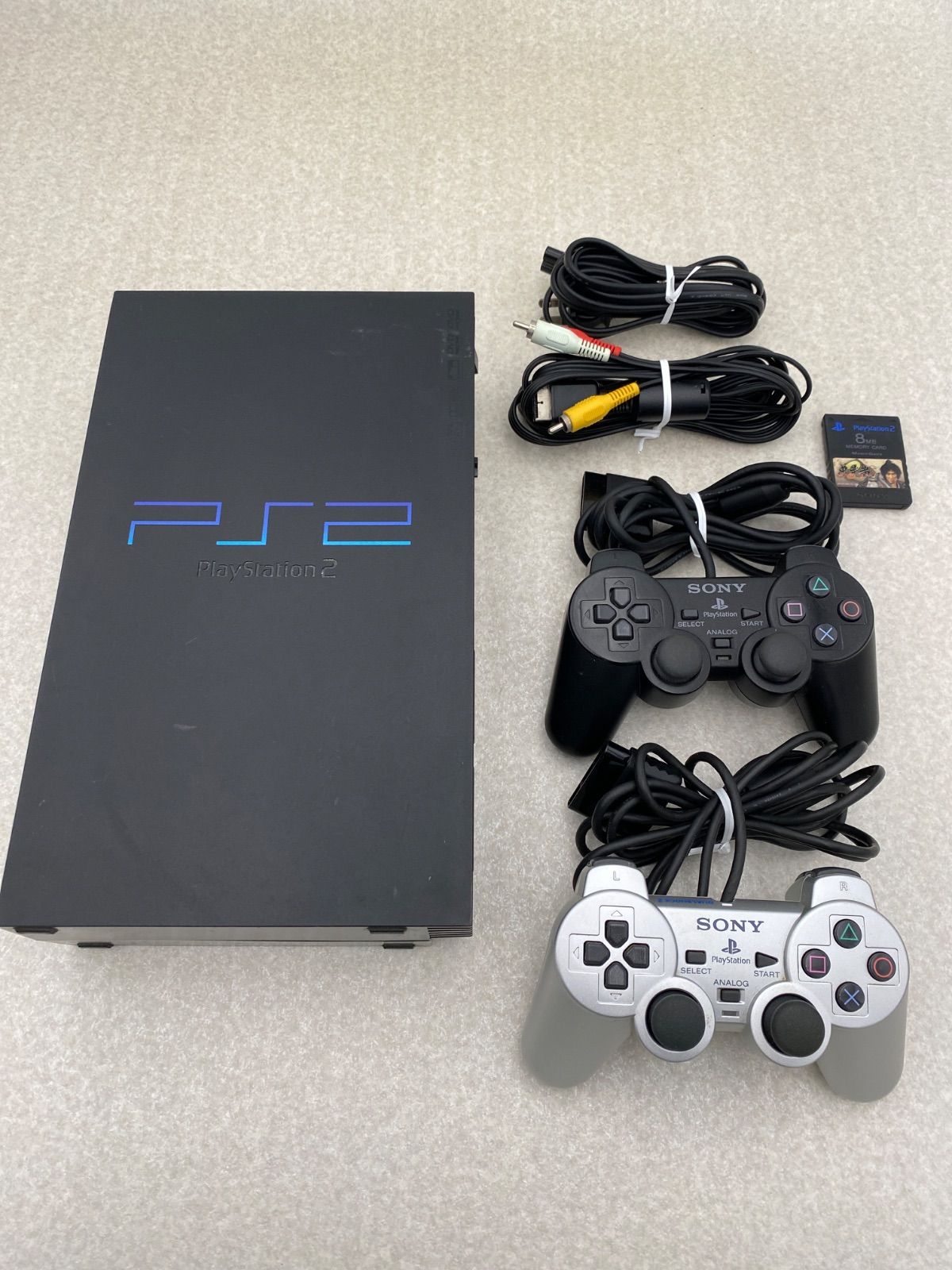 動作確認済】PS2 プレイステーション2 SCPH-30000 本体セット 