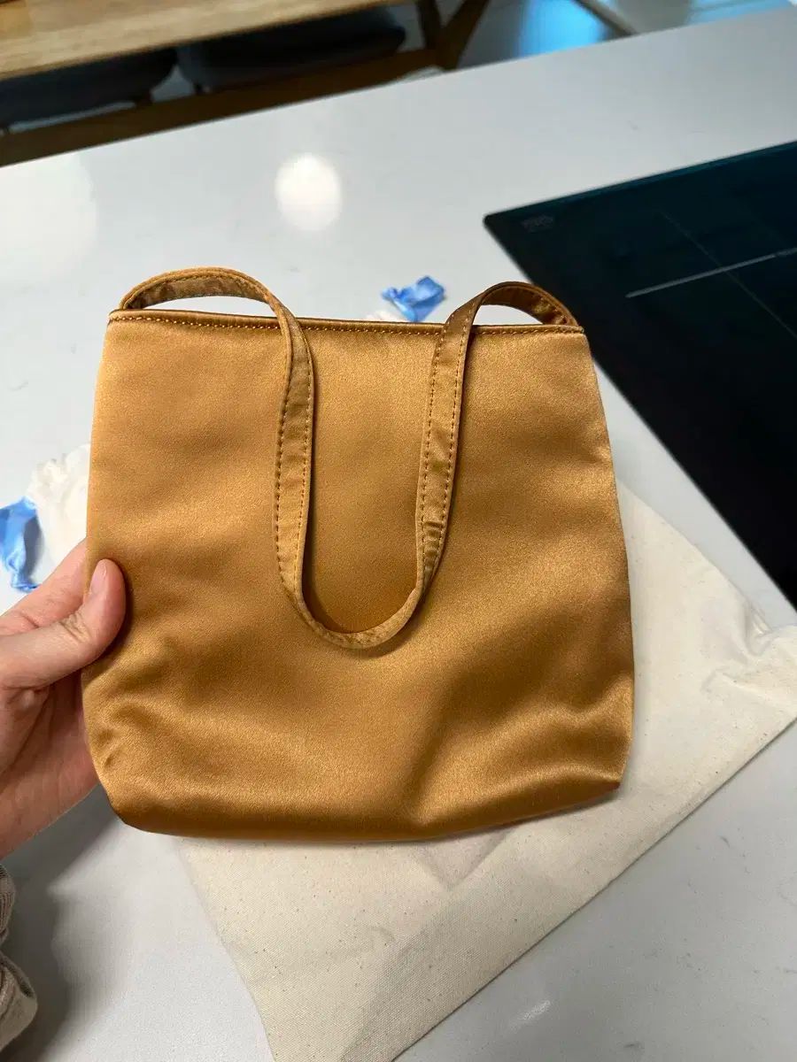 ハイ ヘイ シルク EVAバッグ ブラウン アイボリー