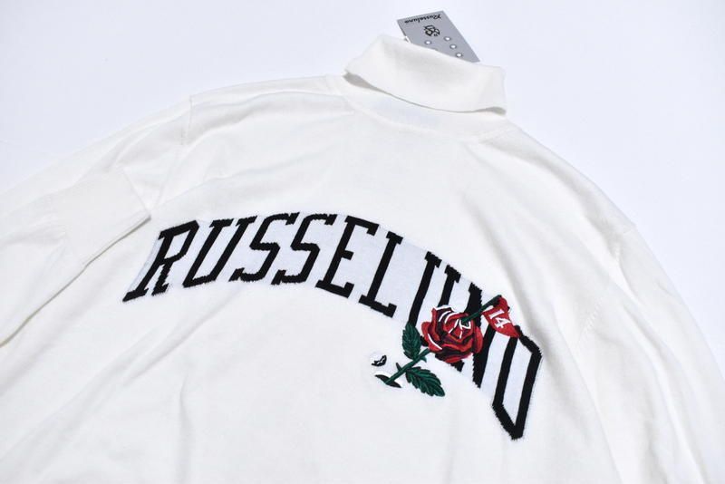 定価3万800円】新品 ラッセルノ ゴルフ フラグローズ ロゴ インナー