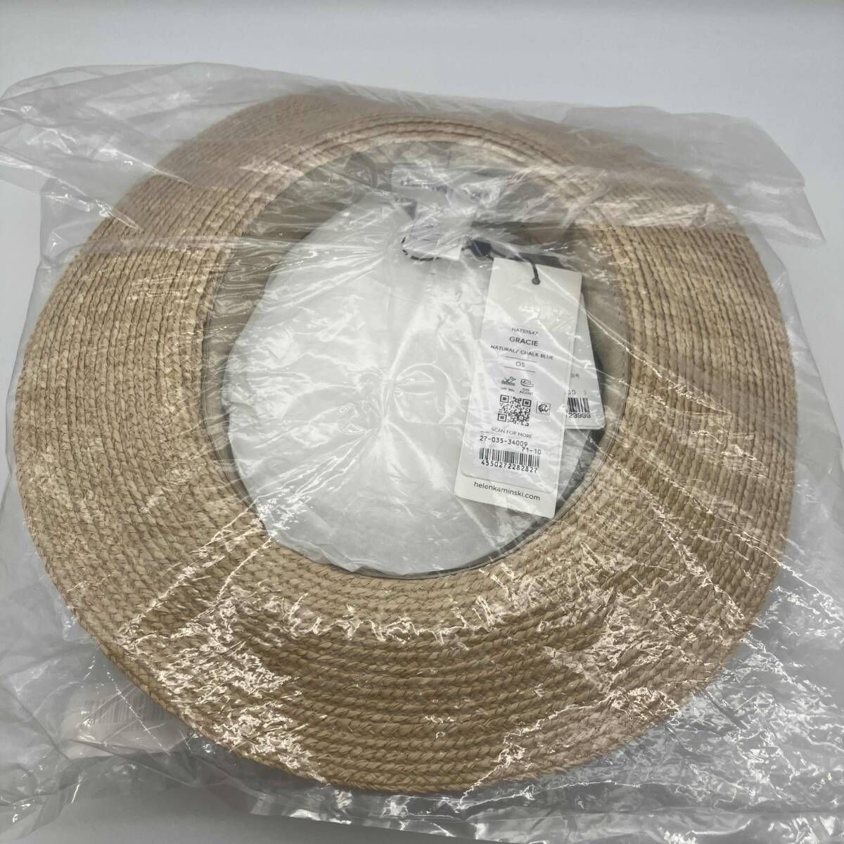 HELEN GRACIE ヘレンカミンスキー グレイシー 帽子 ハット ストローハット 麦わら帽子 ボーダーハット