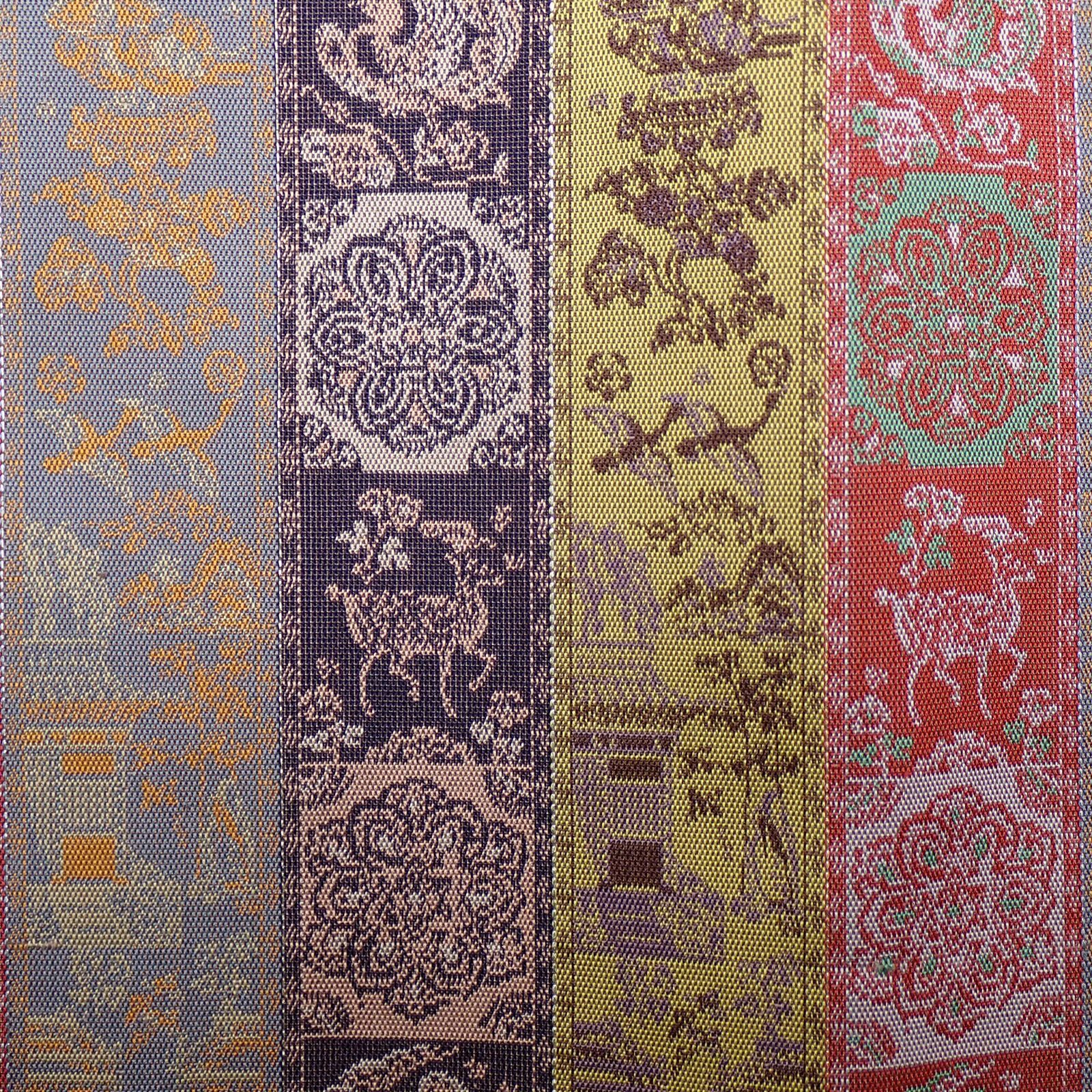 送料無料 未使用美品 龍村美術織物 紅牙瑞錦 約60×30cm 絹100