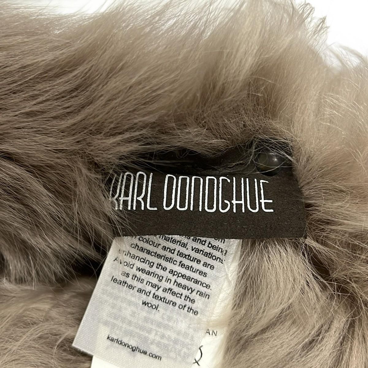 Karl Donoghue(カールドノヒュー) マフラー - グレーベージュ ティ