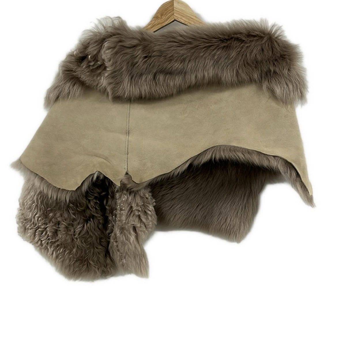 Karl Donoghue(カールドノヒュー) マフラー - グレーベージュ ティ