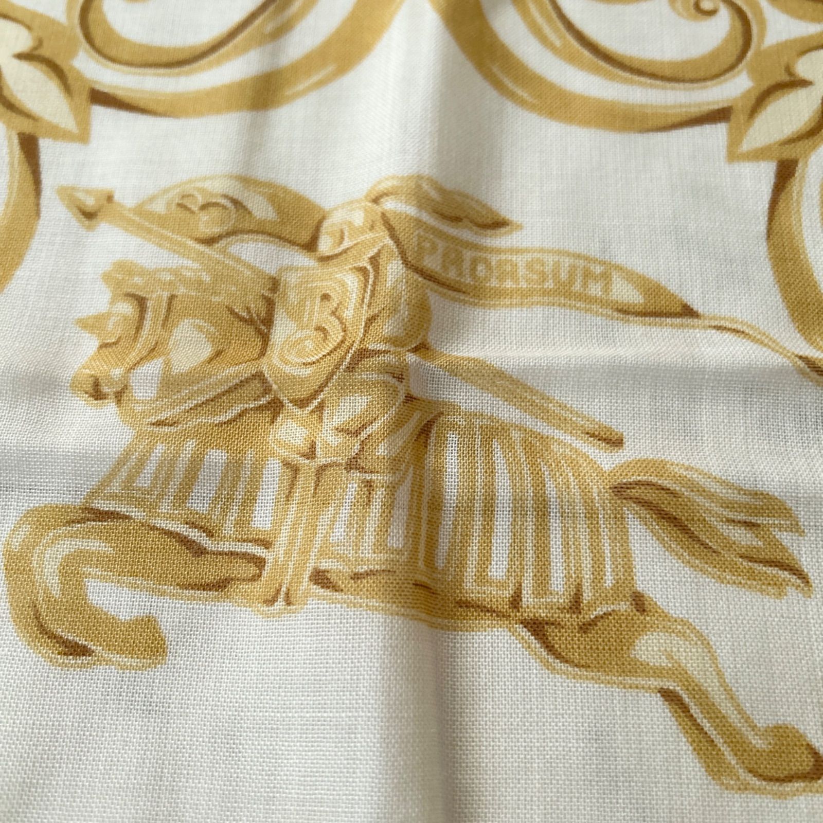  バーバリーズ シルクウール 大判ストール 135 cm ノバチェック ベージュ系 正方形 イタリア製 ストール ショール 小物