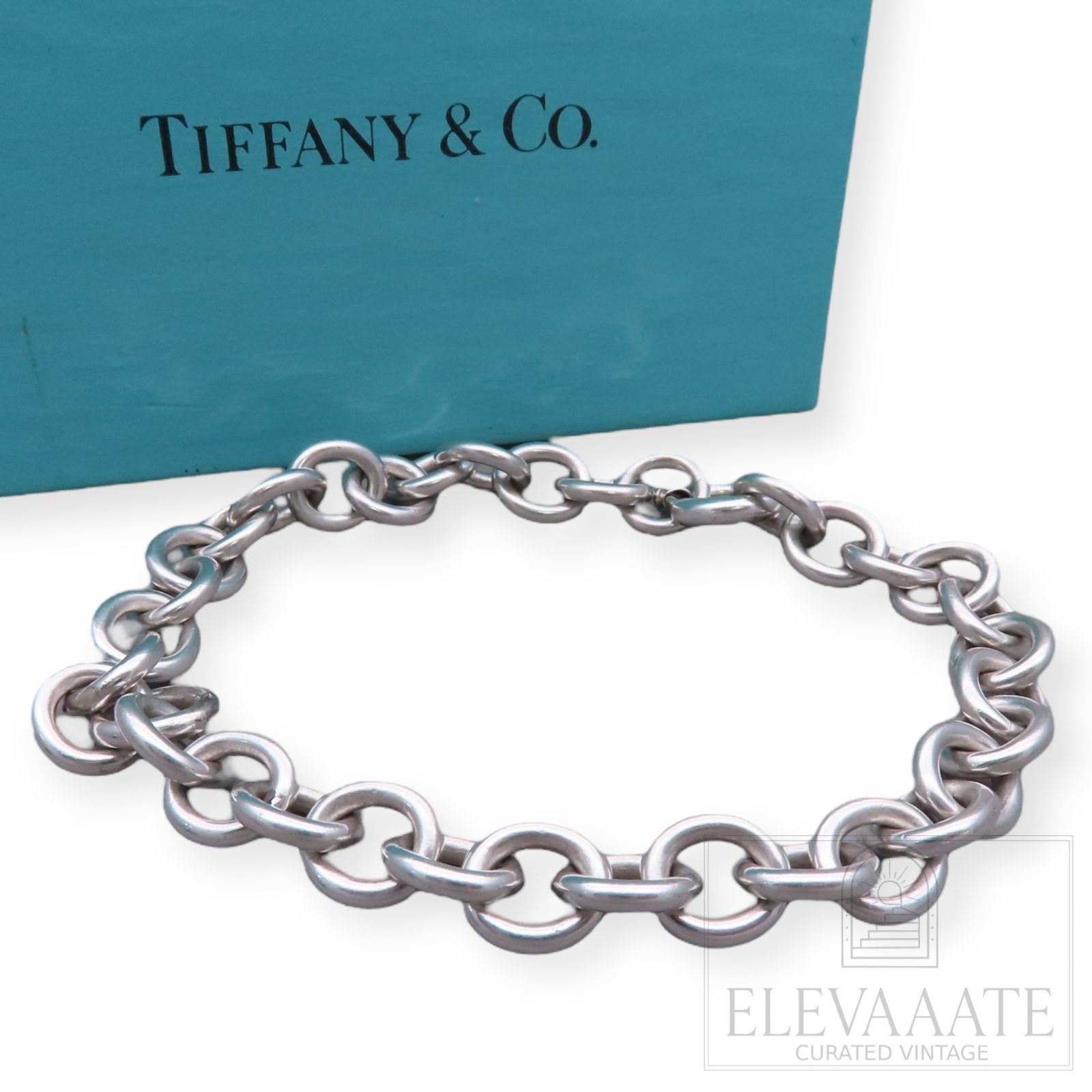 希少 美品 Tiffany&Co. ティファニー サークル リンク シルバー