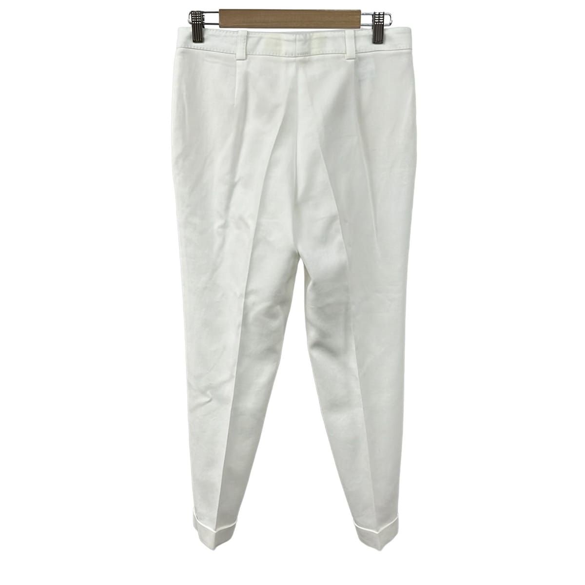 Loro Piana ロロピアーナ パンツ サイズ42 M レディース 白 フルレングス