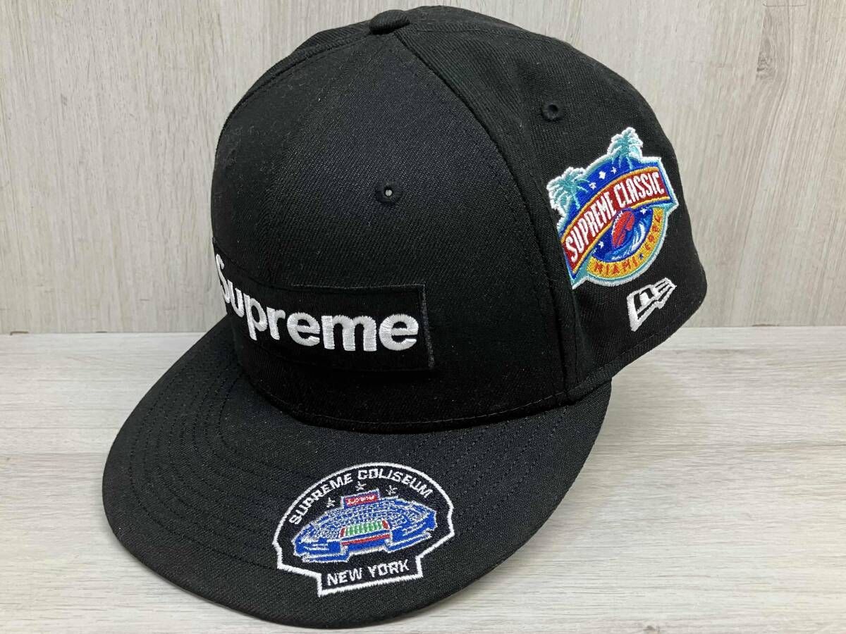 Supreme × NEW ERA 23AW Championships Box Logo キャップ シュプリーム ニューエラ 帽子 チャンピオンシップ ボックスロゴ ブラック