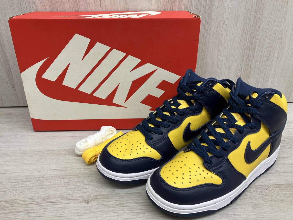 NIKE スニーカー 26cm DUNK HIGH SP MICHIGAN CZ8149-700 【公式 NIKE スニーカー 26cm DUNK HIGH SP MICHIGAN CZ8149-700 【公式